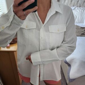 Organic Cotton Woman Button-down Shirt